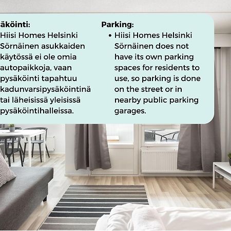 Hiisi Homes Helsinki Soernaeinen ภายนอก รูปภาพ